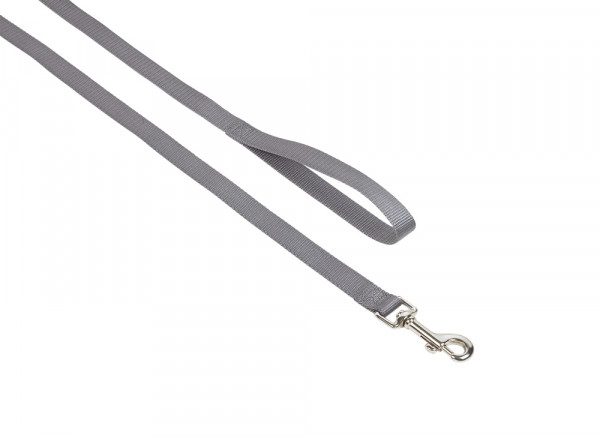 Smycz dla psa Nobby Classic S-M 15mm / 1,20m szara - Nobby zdjęcie 1