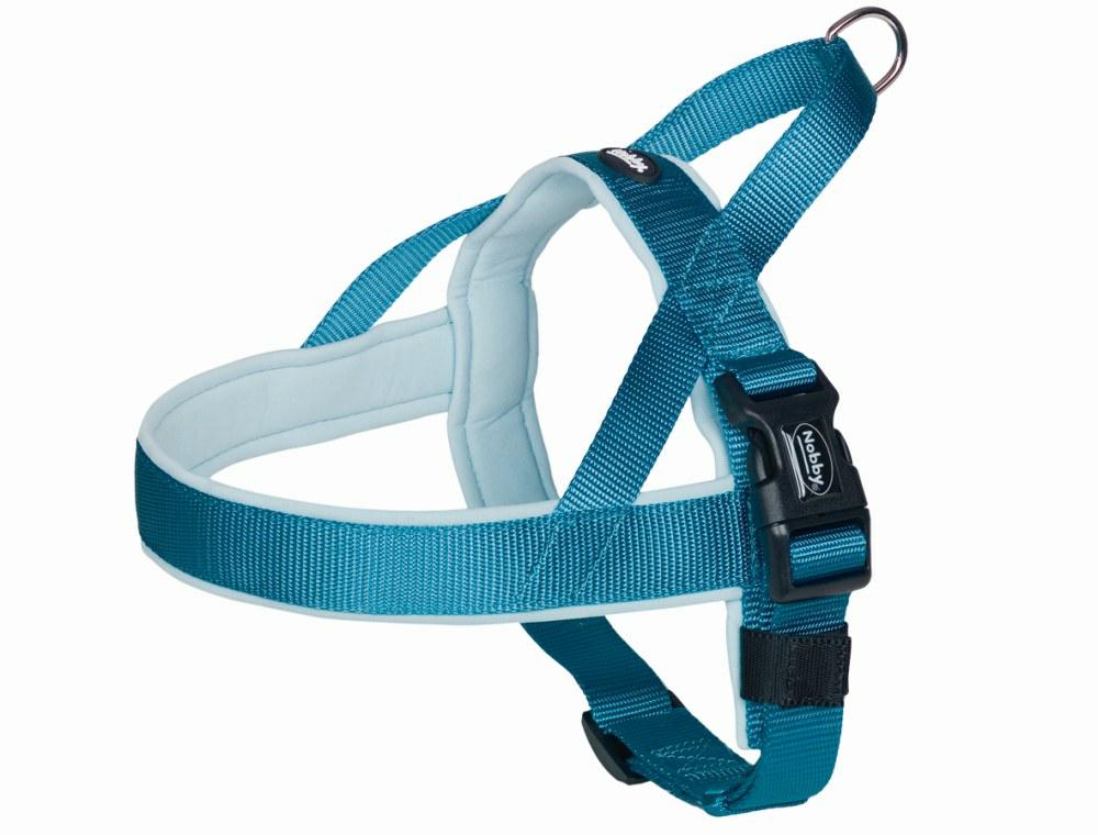 Szelki dla psa Nobby Classic Preno M-L 25/35mm; 42cm, 50-64cm jasnoniebieskie - Nobby zdjęcie 1