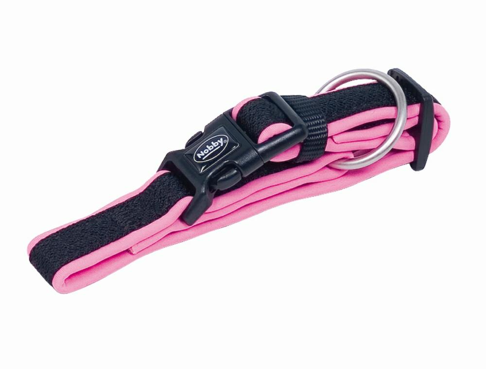 Obroża dla psa Nobby Mesh Preno XS-S 15/20mm, 25-35cm różowa - Nobby zdjęcie 1