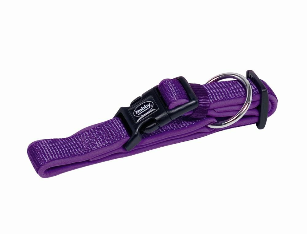 Obroża dla psa Nobby Classic Preno S-M 20/25mm, 30-45cm fioletowa - Nobby zdjęcie 1