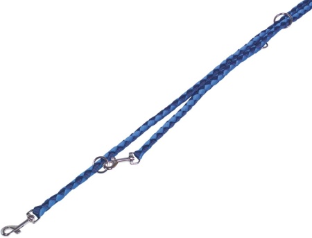 Smycz dla psa Nobby Corda L-XL 18mm, 2,00m granatowo-niebieska - Nobby zdjęcie 1