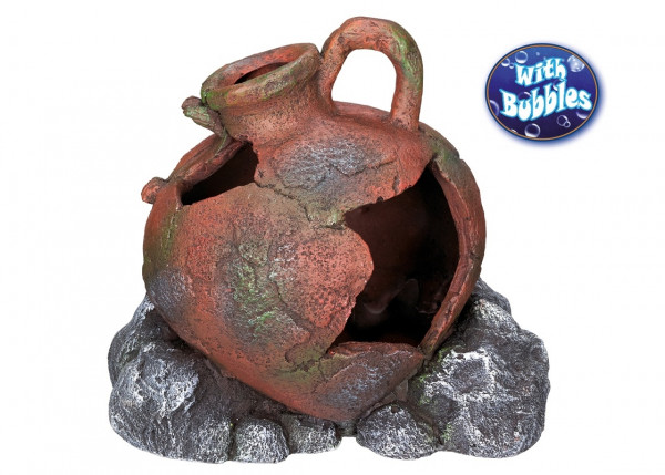 Ozdoba akwariowa Nobby " Jar " 16x13x15 cm - " dzbanek z bąbelkami " z podłączeniem pod dyfuzor  - Nobby zdjęcie 1