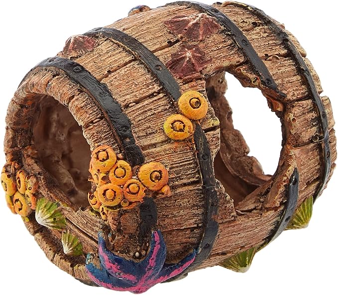 Ozdoba akwariowa Nobby "BARREL" 8,5x8,5x9 cm - " Beczka po winie " - Nobby zdjęcie 2