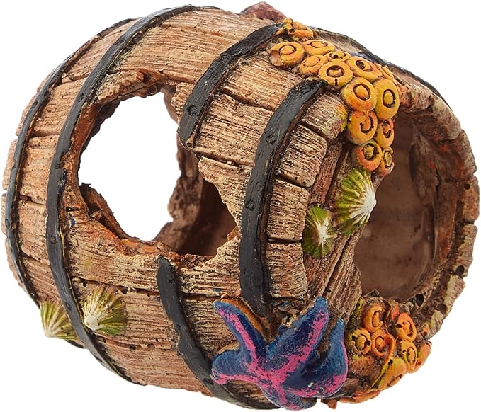 Ozdoba akwariowa Nobby "BARREL" 8,5x8,5x9 cm - " Beczka po winie " - Nobby zdjęcie 3