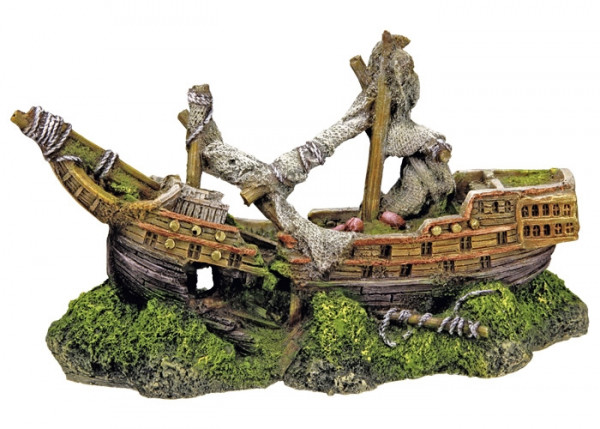 Ozdoba akwariowa Nobby " Boat " 22x9,5x12,5 cm - " Łódź " - Nobby zdjęcie 1