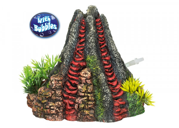 Ozdoba akwariowa Nobby " Volcano " 14x13x12,5 cm - " Wulkan " z bąbelkami ( podłączenie pod napowietrzacz ) - Nobby zdjęcie 1