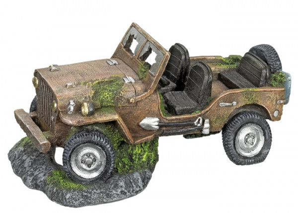 Ozdoba akwariowa Nobby " Jeep wreck " 25x15,5x12,5 cm - " wrak jeepa " - Nobby zdjęcie 1