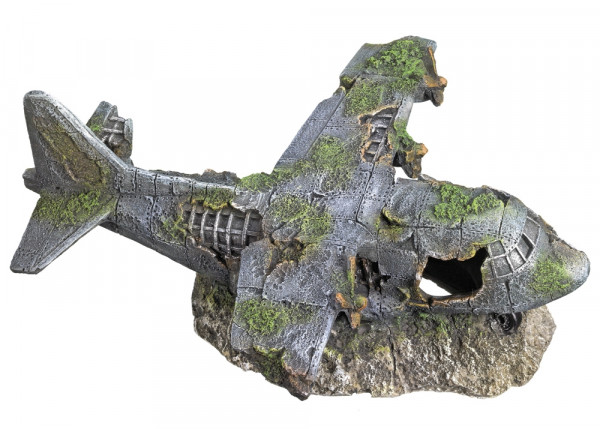 Ozdoba akwariowa Nobby " Airplane " 21,8x17,5x8,3 cm - " Wrak samolotu " - Nobby zdjęcie 1