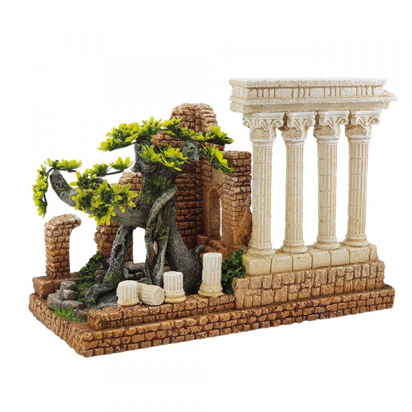 Ozdoba akwariowa Nobby " Antique column with bonsai" 32 x 15,5 x 22 cm - " Antyczne kolumny z drzewem bonsai " - Nobby zdjęcie 1