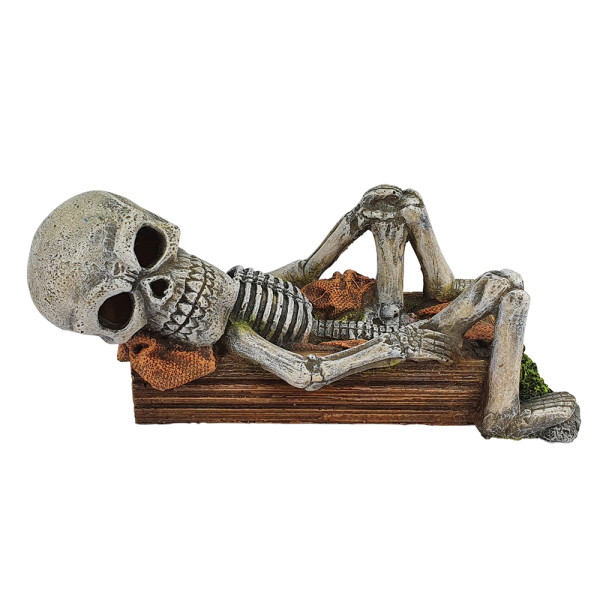 Ozdoba akwariowa Nobby " Lying down skeleton " 17 x 7,8 x 7,3 cm - " Leżący szkielet " - Nobby zdjęcie 1