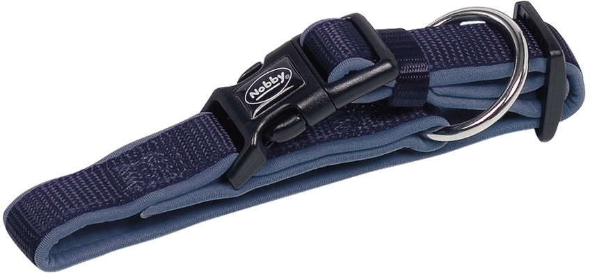 Obroża dla psa Nobby Classic Preno S-M 20/25mm, 30-45cm niebieska - Nobby zdjęcie 1