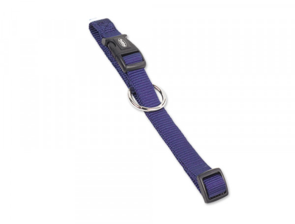 Obroża dla psa Nobby Classic S-M 15 mm, 30-45 cm ciemnoniebieska (granatowa) - lekka , miękka i wygodna - Nobby zdjęcie 1
