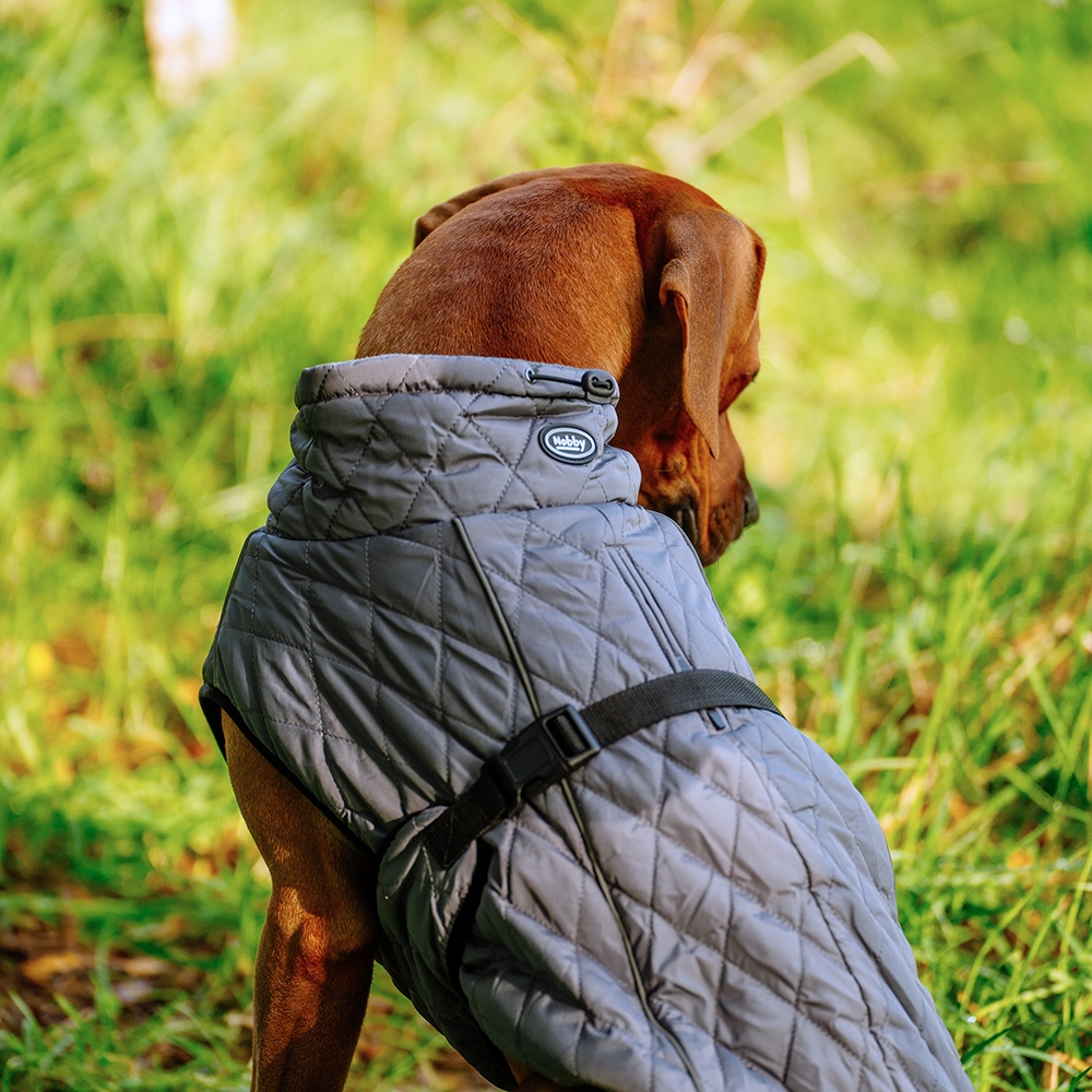 Płaszcz-ubranko dla psa Nobby "YAKA" szare 23 cm - Nobby zdjęcie 3