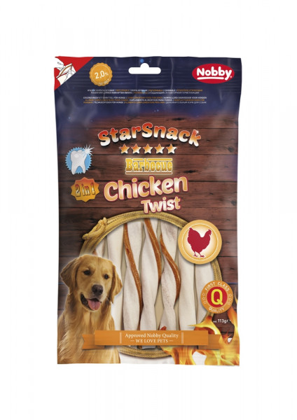 Przysmak dla psa Starsnack Chicken Twist Nobby 113g - twisty wołowo - drobiowe - Nobby zdjęcie 2