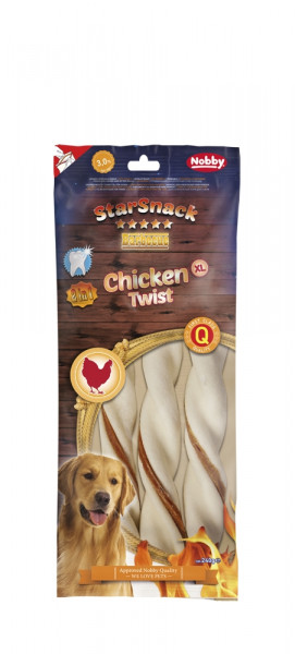 Przysmak dla psa Starsnack Chicken Twist Xl Nobby 240g - twisty wołowo - drobiowe - Nobby zdjęcie 2