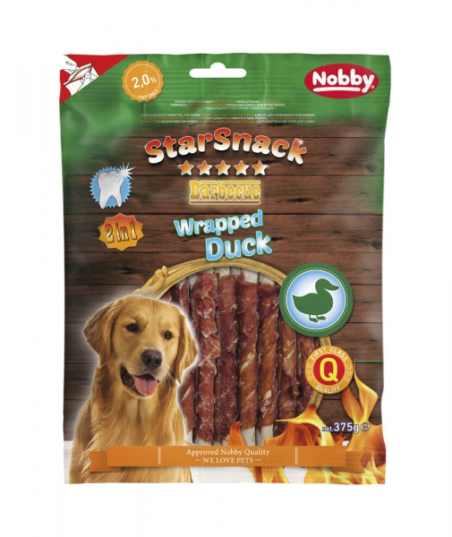 Przysmak dla psa Starsnack Wrapped Duck Nobby 375g - pałeczki z kaczką - Nobby zdjęcie 2