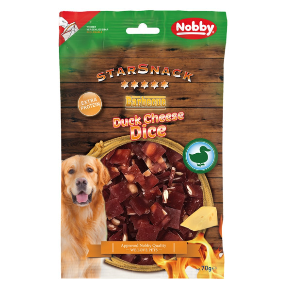 Przysmak dla psa Starsnack Duck Cheese Dice 70g Nobby - mięsne kwadraciki z kaczką i serem - Nobby zdjęcie 2