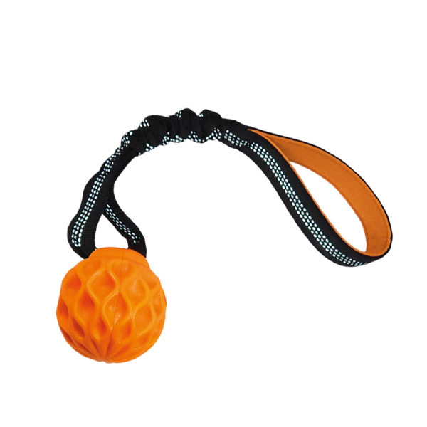 Pływająca zabawka dla psa Nobby Piłka z elastyczną rączką TRP 37 cm - Nobby zdjęcie 1