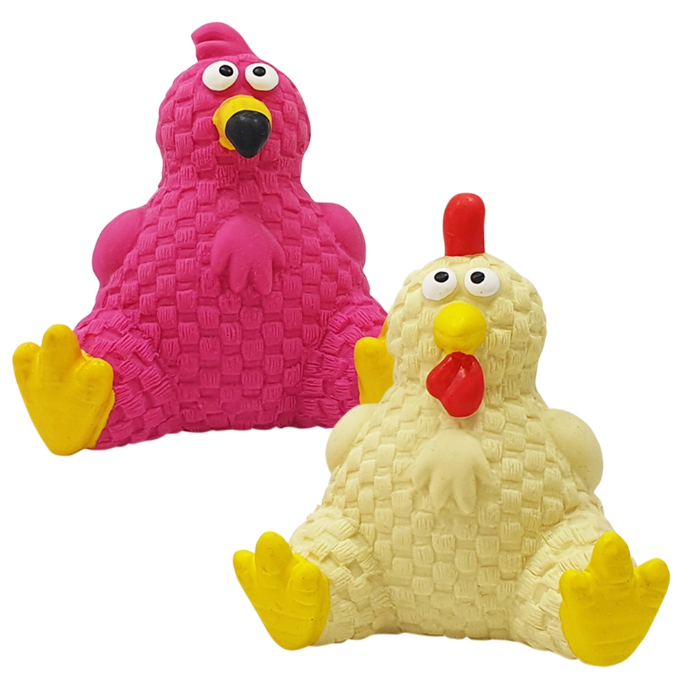 Lateksowa zabawka dla psa Nobby Chicken 10-11cm - kurczak - Nobby zdjęcie 2