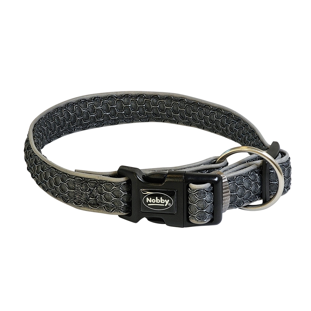Obroża dla psa Nobby Mesh Air XS-S 20 mm, 25-35 cm szara - Nobby zdjęcie 1