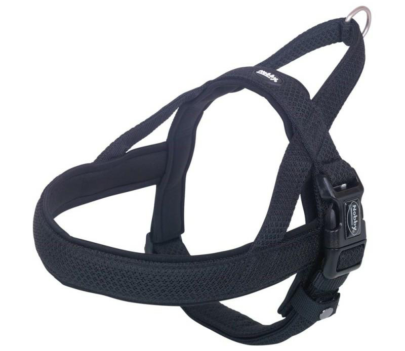 Szelki norweskie dla psa Nobby Mesh Preno XL 40/45mm; 62cm, 75-98cm czarne - Nobby zdjęcie 1
