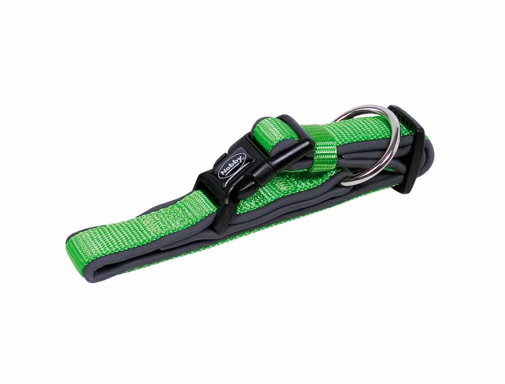 Obroża dla psa Nobby Classic Preno S-M 20/25mm, 30-45cm zielona - Nobby zdjęcie 1