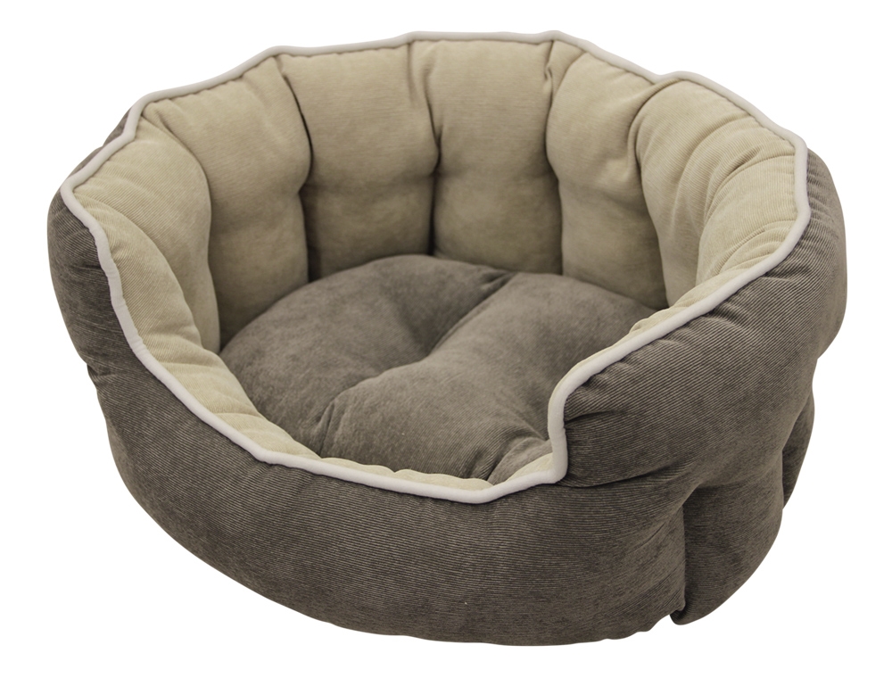 Legowisko/łóżko/poduszka szarobrązowe NOBBY dla psa i kota "TARO" 68x 59x 24cm  - Nobby zdjęcie 2
