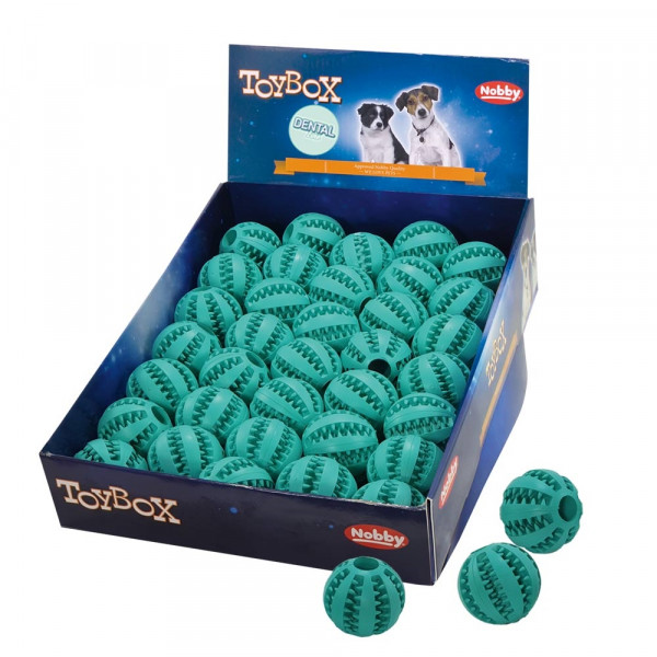 Zabawka dla psa Nobby Detal Line Ball Ø 5cm - gumowa piłka z miętą - Nobby zdjęcie 1