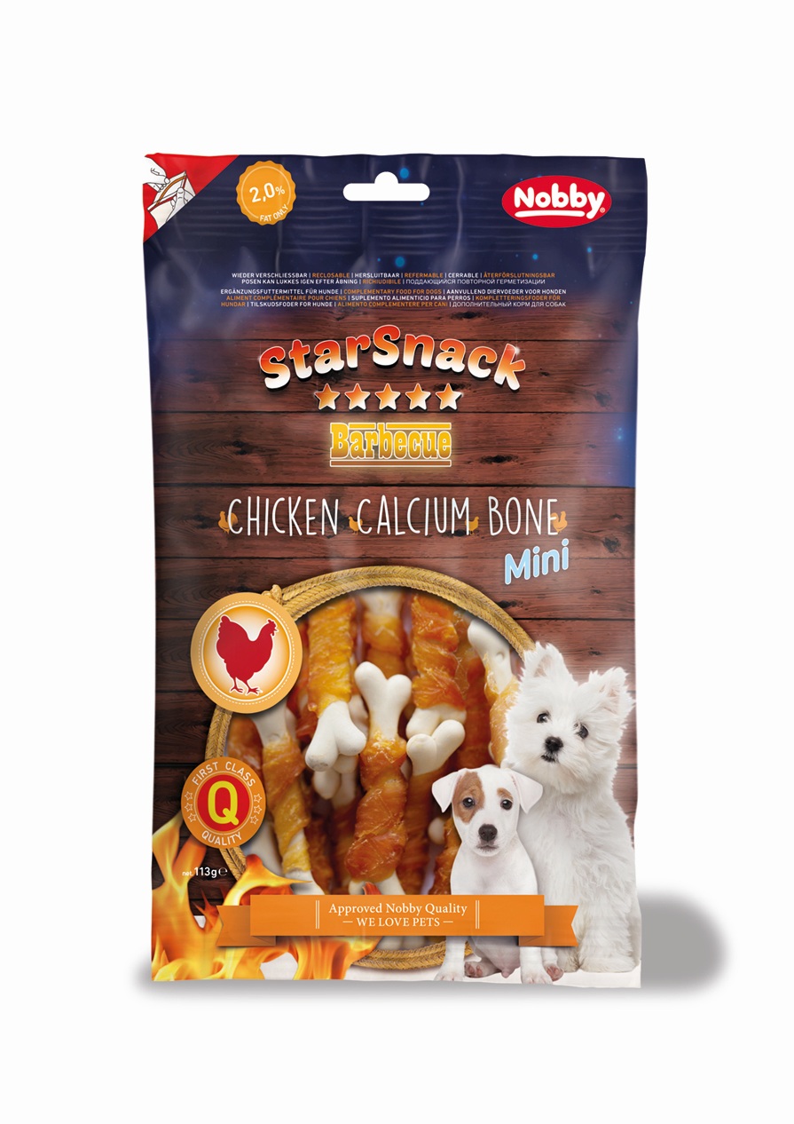 Przysmak dla psa Starsnack Chicken Calcium Bone Nobby 113g - z kurczakiem - Nobby zdjęcie 2