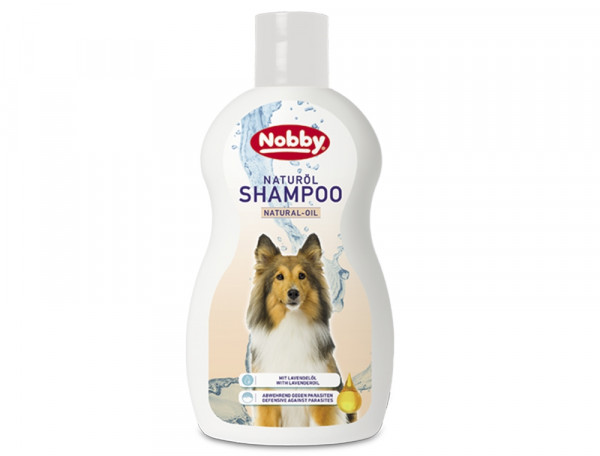 Szampon Natural Oil dla psów wszystkich ras Nobby 300 ml z olejkiem lawendowym odstraszającym pasożyty - Nobby zdjęcie 1