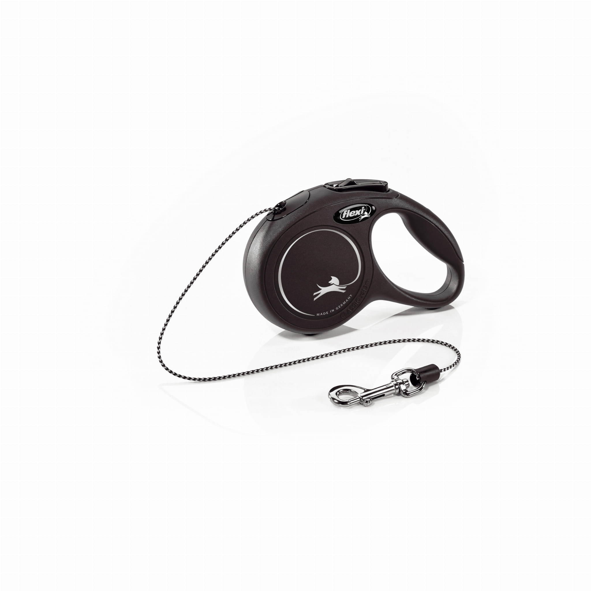 Smycz automatyczna Flexi New Classic XS linka 3m 8kg czarna - Flexi zdjęcie 1