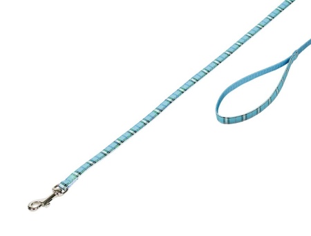 Smycz dla psa Nobby Tartan 10mm / 1,20m jasnoniebieska - Nobby zdjęcie 1
