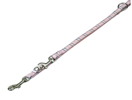 Smycz dla psa Nobby Tartan 10mm / 2,00m różowa - Nobby zdjęcie 1