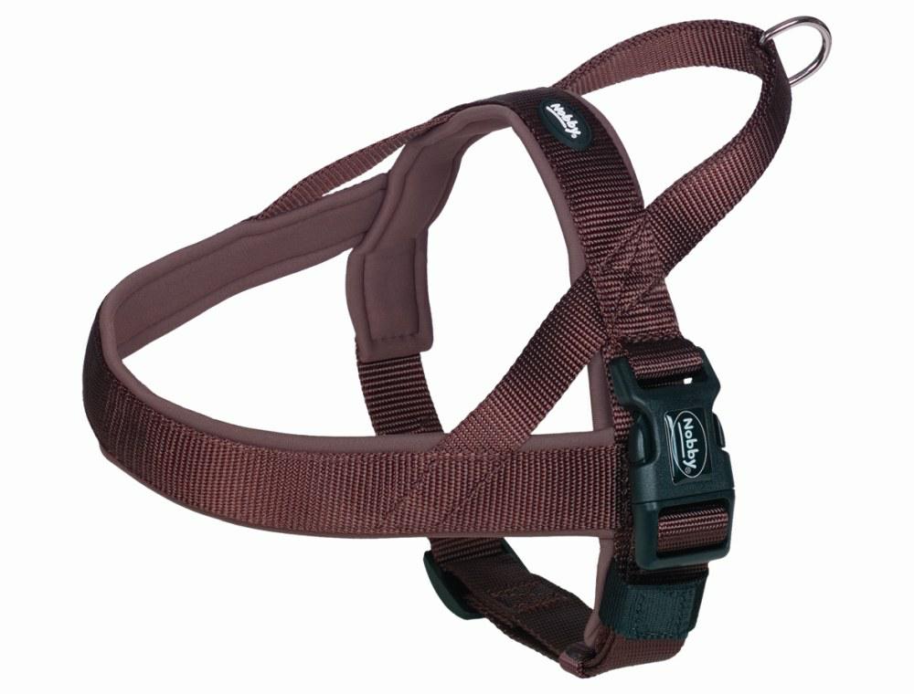 Szelki dla psa Nobby Classic Preno S-M 20/25mm; 36cm, 38-50cm brązowe - Nobby zdjęcie 1