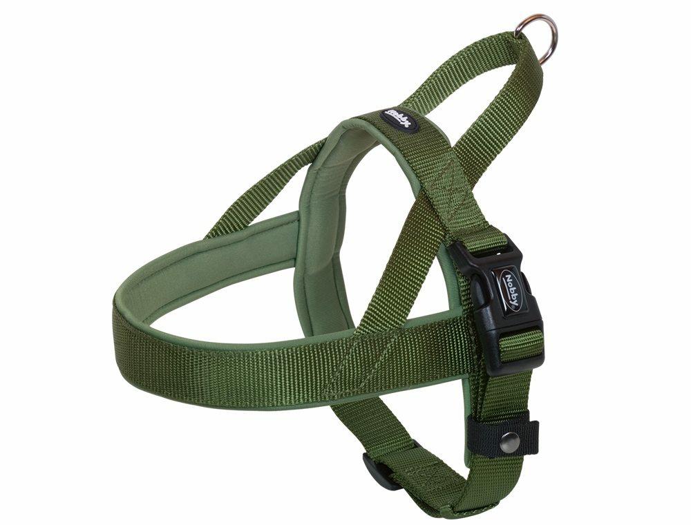 Szelki dla psa Nobby Classic Preno S-M 20/25mm; 36cm, 38-50cm ciemnozielone (leśne) - Nobby zdjęcie 1