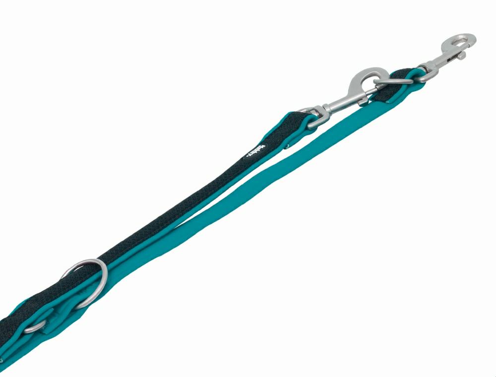 Smycz dla psa Nobby Mesh Preno XS-S 15/20mm ; 2,00m turkusowa - Nobby zdjęcie 1