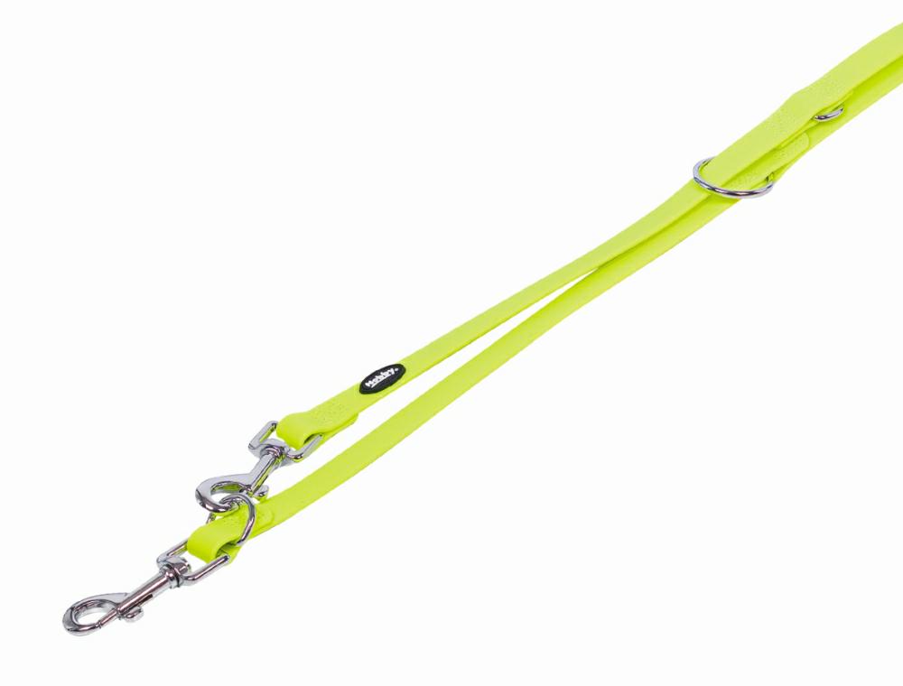 Smycz dla psa Nobby Cover M-L 20mm, 2,00m żółta (PVC) - Nobby zdjęcie 1