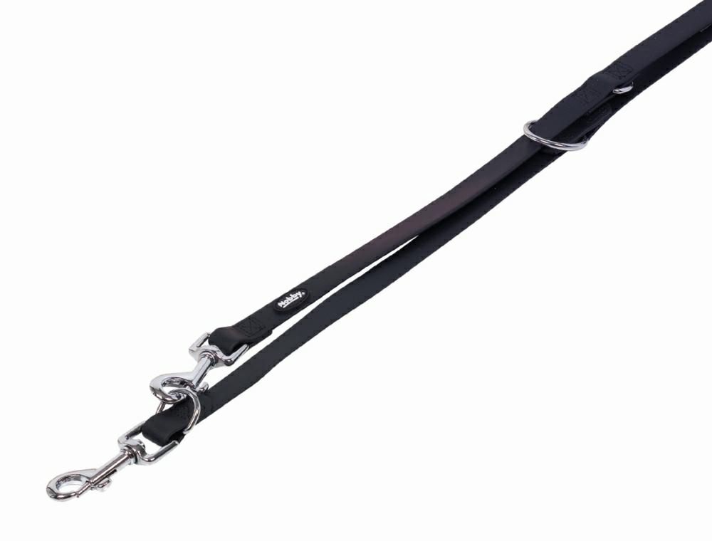 Smycz dla psa Nobby Cover M-L 20mm, 2,00m czarna (PVC) - Nobby zdjęcie 1