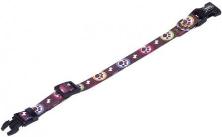 Obroża dla psa Nobby Paw 10 mm, 13-20 cm brązowa - Nobby zdjęcie 1