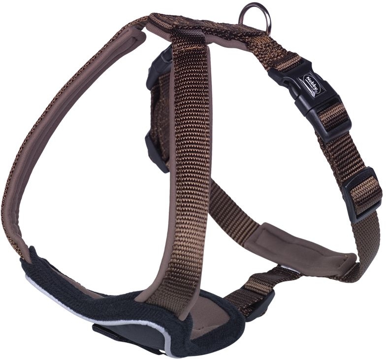 Szelki dla psa Nobby Classic Preno Comfort XS-S 15mm, 30-35cm brązowe - Nobby zdjęcie 1