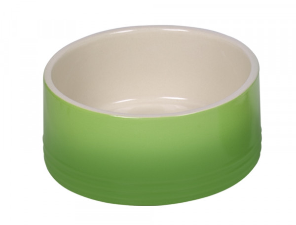 Miska ceramiczna Nobby dla psa "Gradient " zielono-kremowa 1,10 L  Ø 18x7cm - Nobby zdjęcie 1