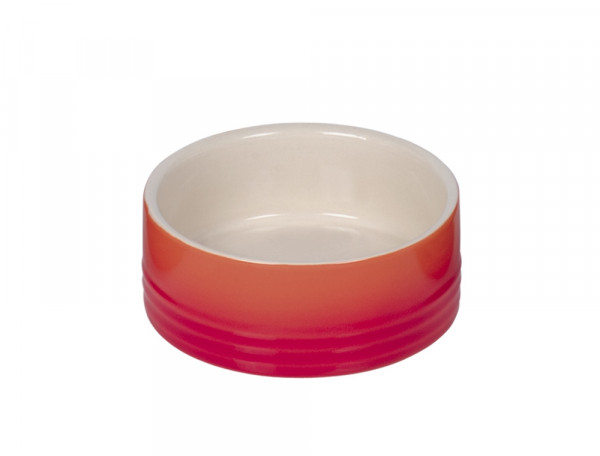 Miska ceramiczna Nobby dla psa "Gradient " pomarańczowo-kremowa 0,25 L  Ø 12x4,5cm - Nobby zdjęcie 1