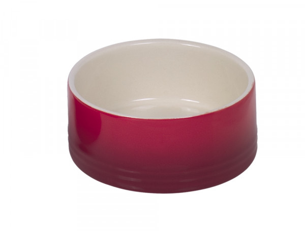 Miska ceramiczna Nobby dla psa "Gradient " czerwono-kremowa 0,55 L  Ø 15x6cm - Nobby zdjęcie 1