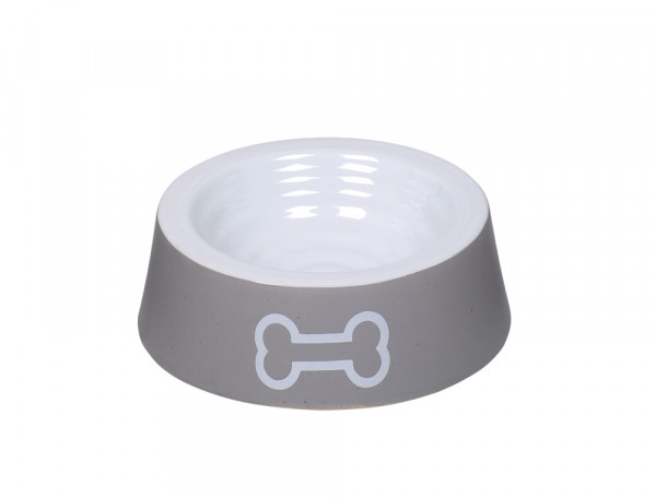 Miska ceramiczna Nobby dla psa "Big Bone" biało-szara 0,18 L  Ø 16x5cm - Nobby zdjęcie 1