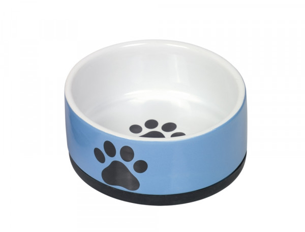Miska ceramiczna Nobby dla psa "Paw " niebiesko/biała z łapką 1,1l  Ø 17x8,0cm - Nobby zdjęcie 2