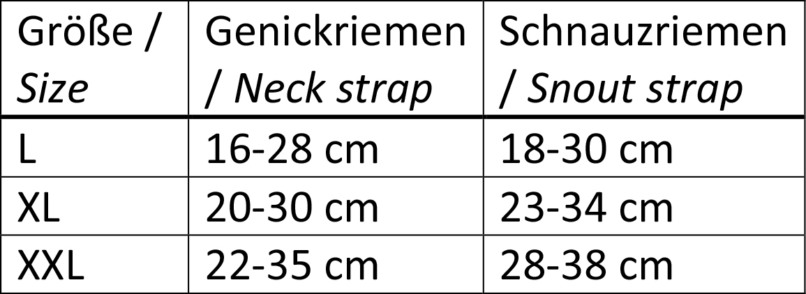 Muzzle loop Nobby - nylonowo, neoprenowy kaganiec dla psa XL; 20-30/23-34cm czarny - Nobby zdjęcie 2