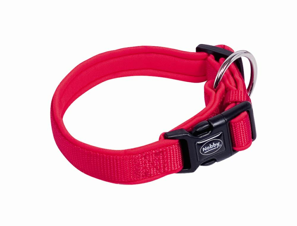 Obroża dla psa Nobby Classic Preno XS-S 15/20mm, 25-35cm czerwona - Nobby zdjęcie 1