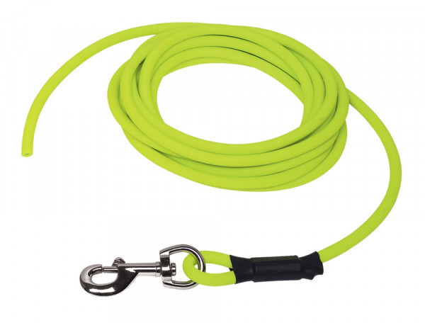 Smycz- długa linka dla psa Nobby Cover S-M Ø 6mm, 10m żółta (PVC) - Nobby zdjęcie 1