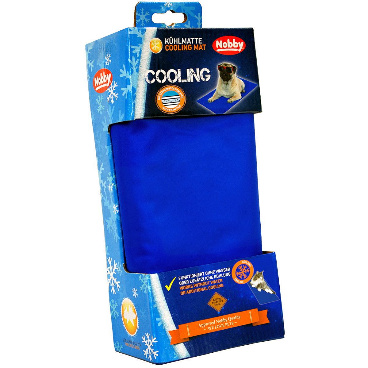 Mata chłodząca dla PSA KOTA Cooling Mat Nobby S 50 x 40 cm Niebieska - Nobby zdjęcie 1