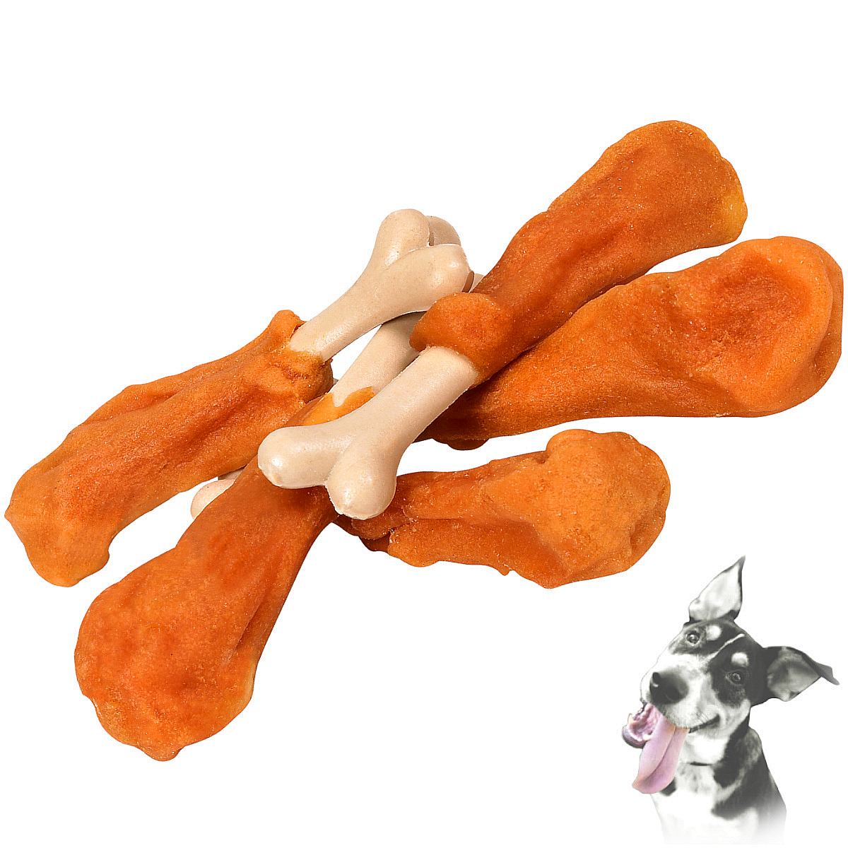 Przysmak dla psa Starsnack Chicken Calcium Bone 70 g - z kurczakiem - Nobby zdjęcie 2